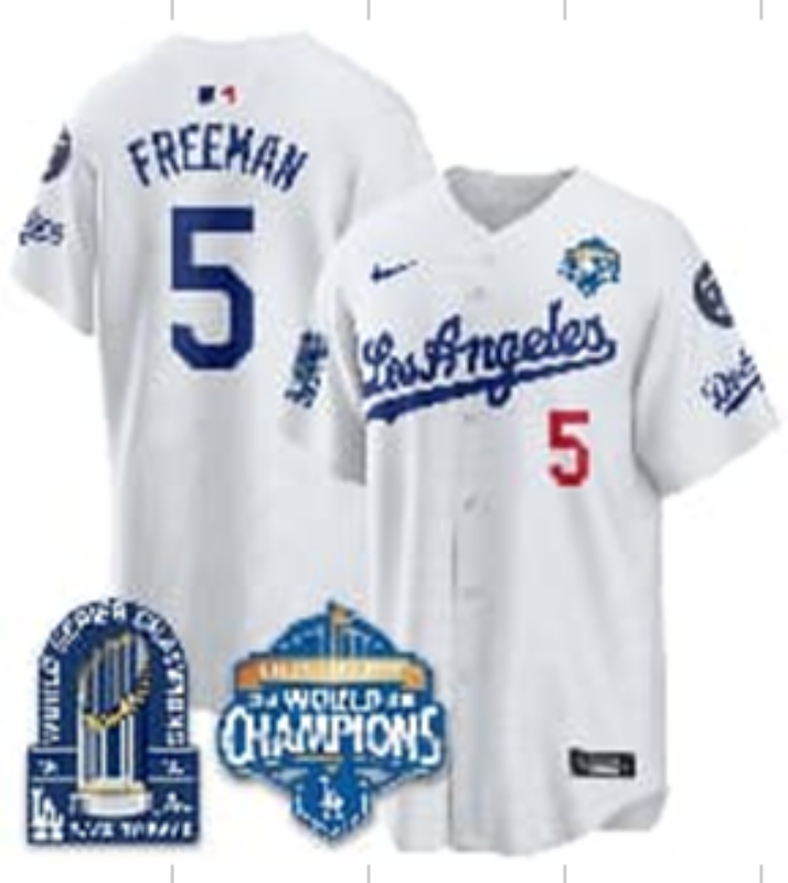 Men Los Angeles Dodgers #5 Freeman white Game 2026 Nike MLB Jersey 40140061
